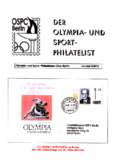 Der Olympia und Sportphilatelist